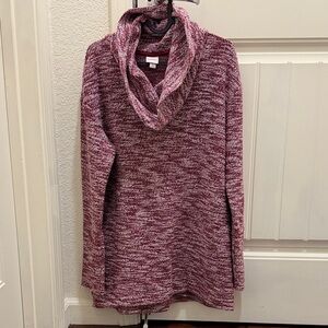 Merona Burgundy Cowl Neck Sweater